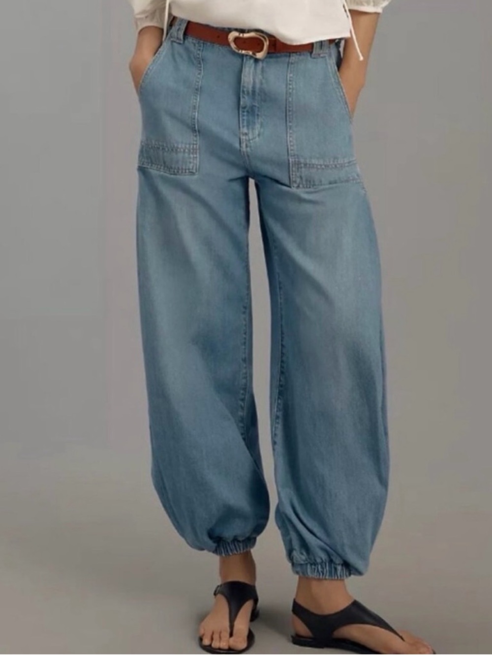 Anthropologie Pilcro warfside high rise jogger jeans size 31 petite